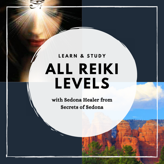 Learn All Reiki Levels at Home, Reiki 1, 2, and Master Level Personal Attunements with Sedona Arizona Healer